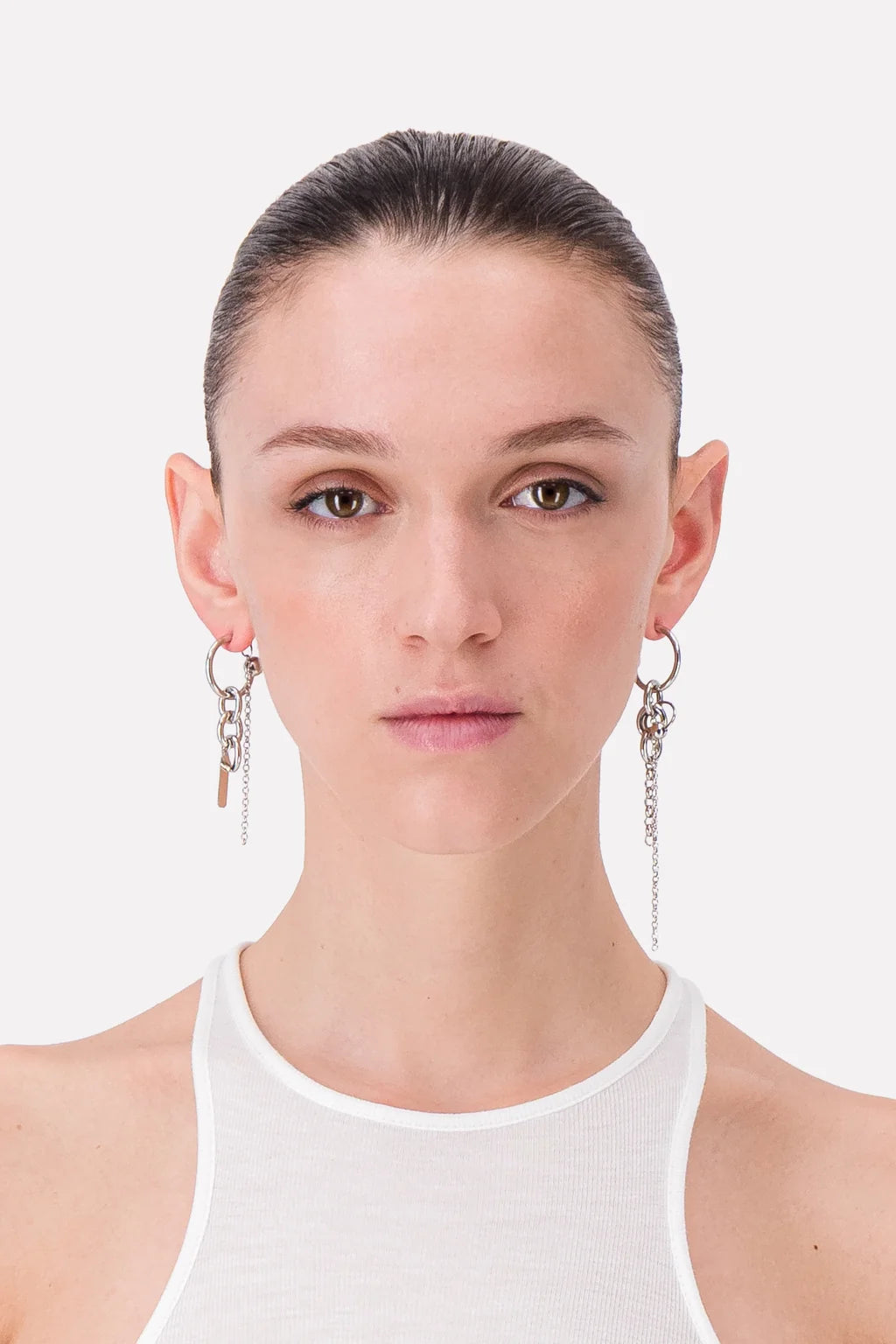 Justine Clenquet Lewis Earrings // Silver