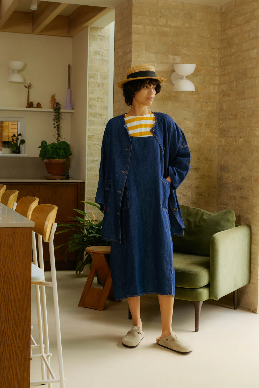 L.F. Markey Clifton Dress // Denim Chambray