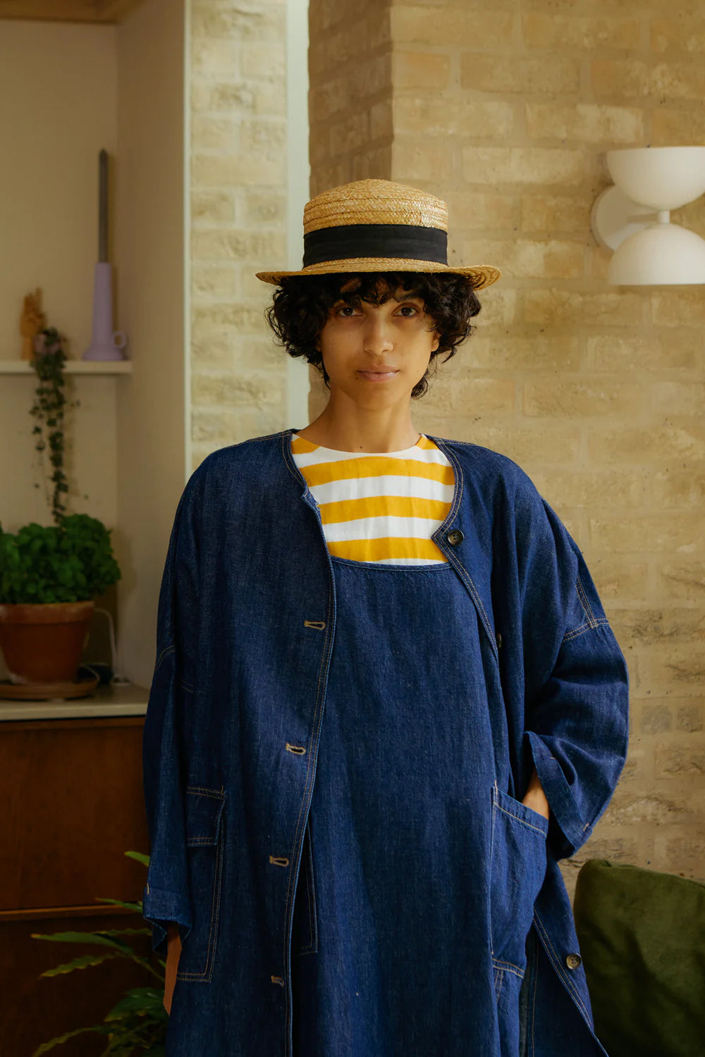 L.F. Markey Clifton Dress // Denim Chambray