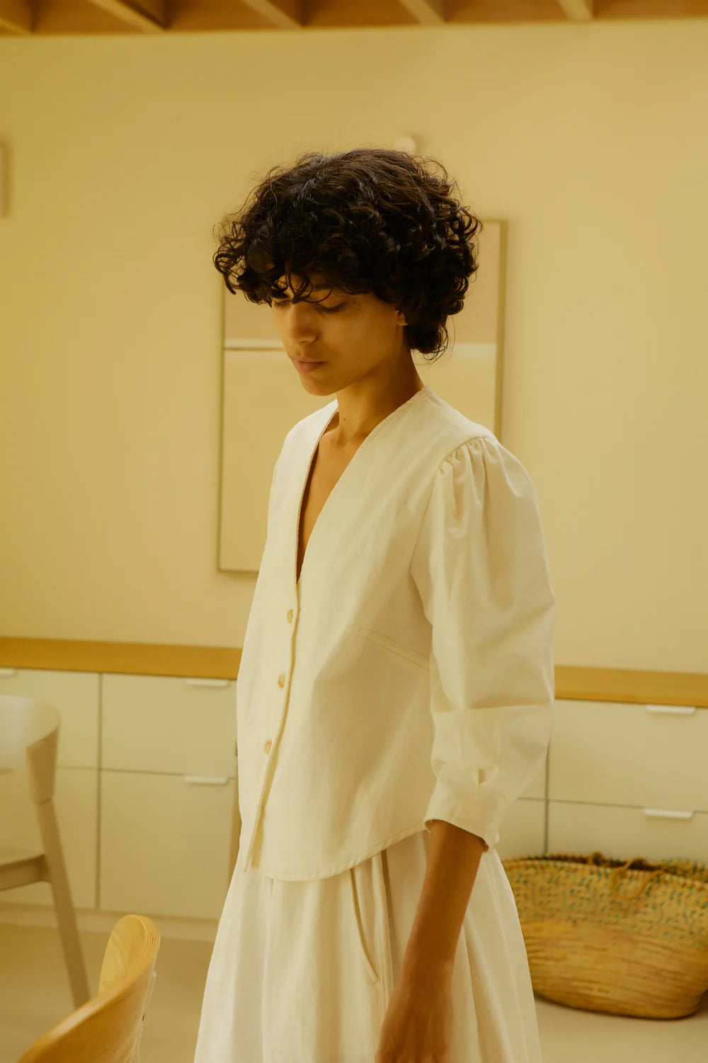 L.F. Markey Lowry Top // Ecru