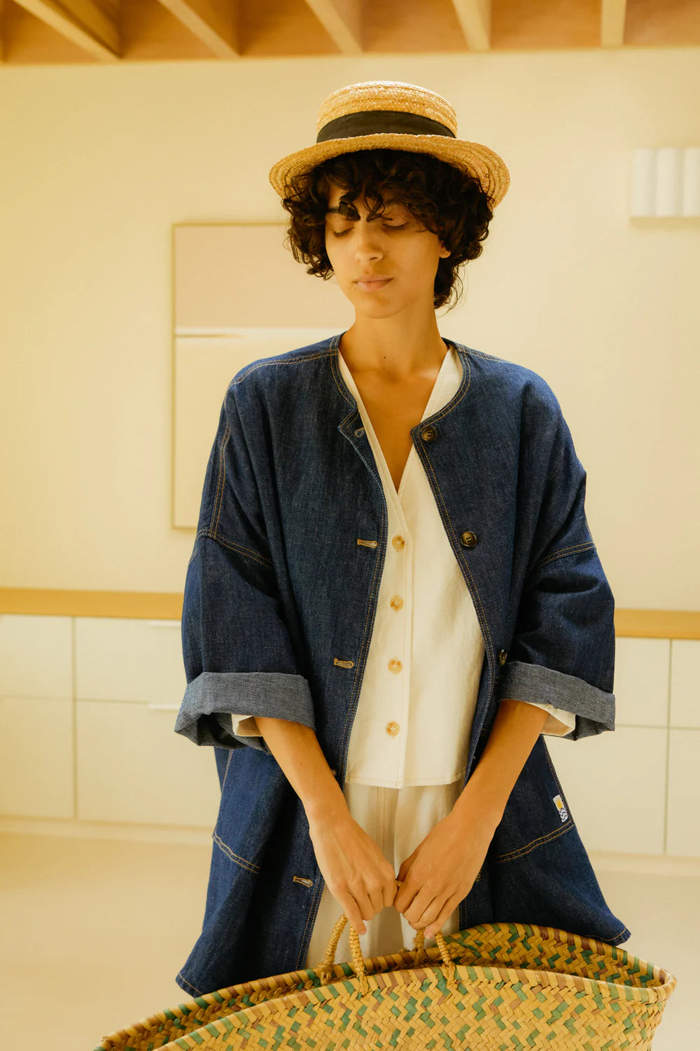 L.F. Markey Lowe Jacket // Denim Chambray