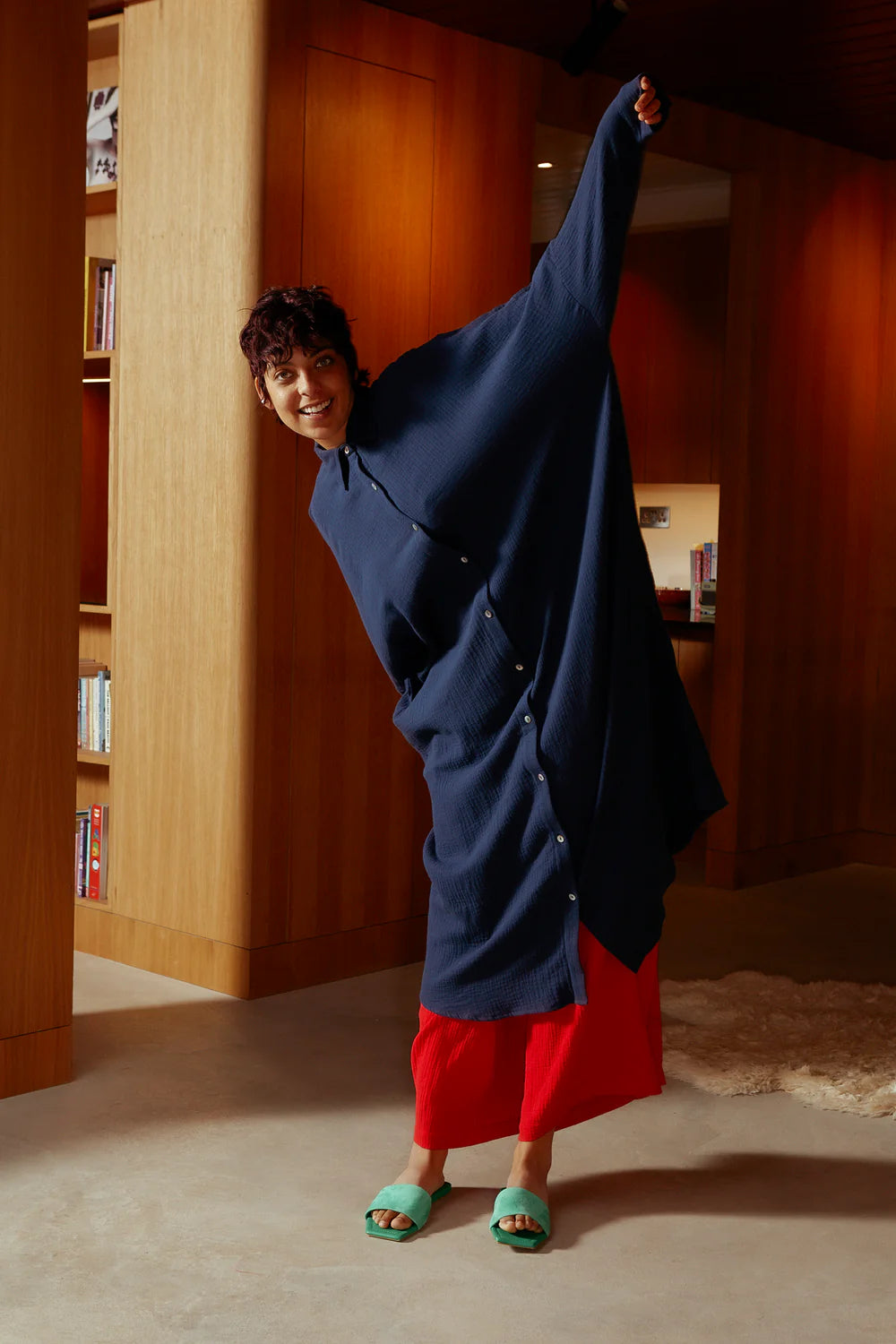 L.F. Markey Sylvan Dress // Navy