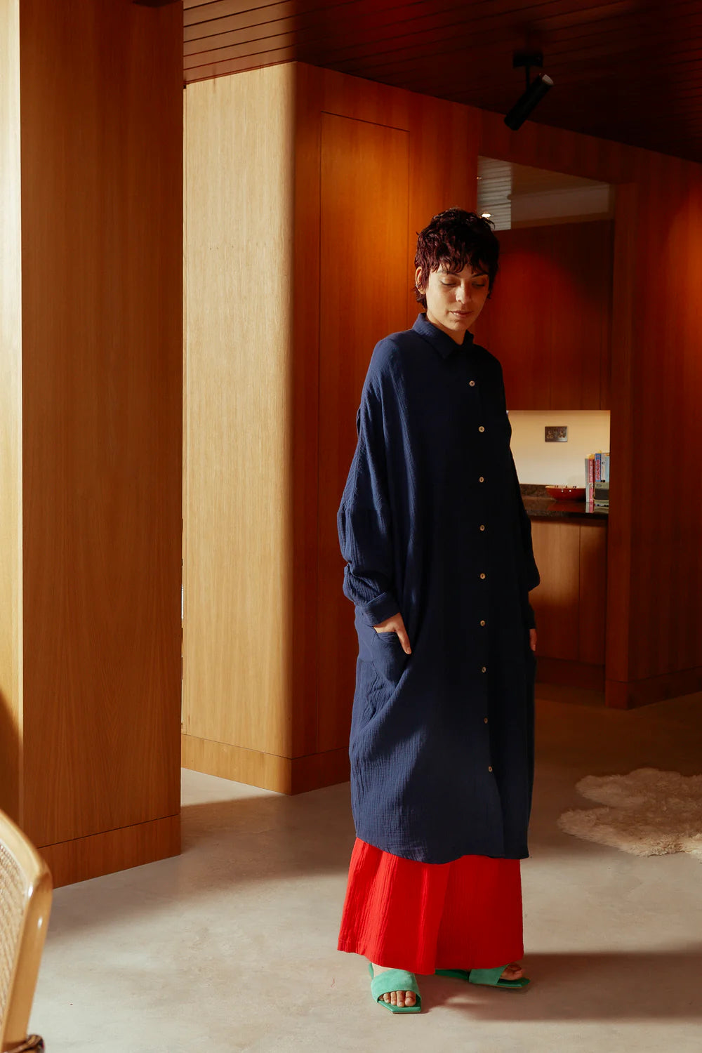 L.F. Markey Sylvan Dress // Navy