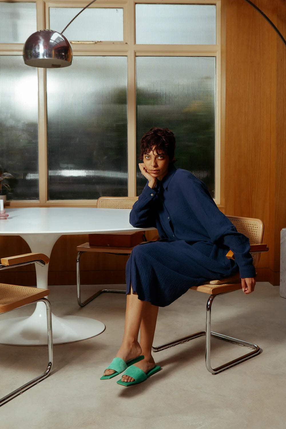 L.F. Markey Sylvan Dress // Navy