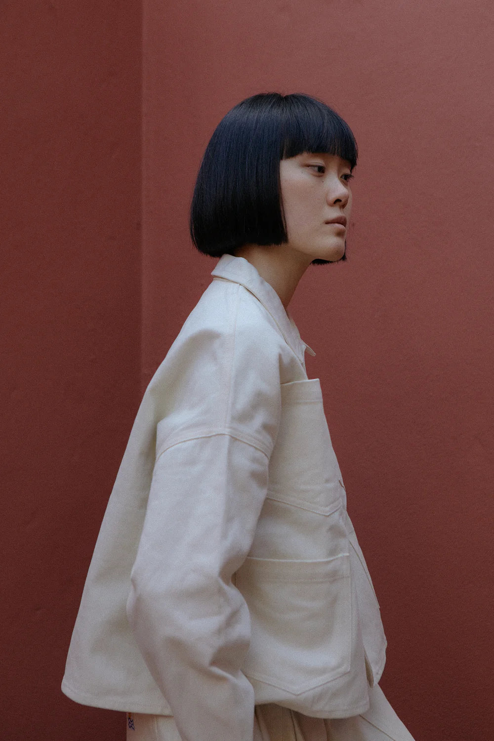 L.F. Markey Carson Chore Coat // Ecru