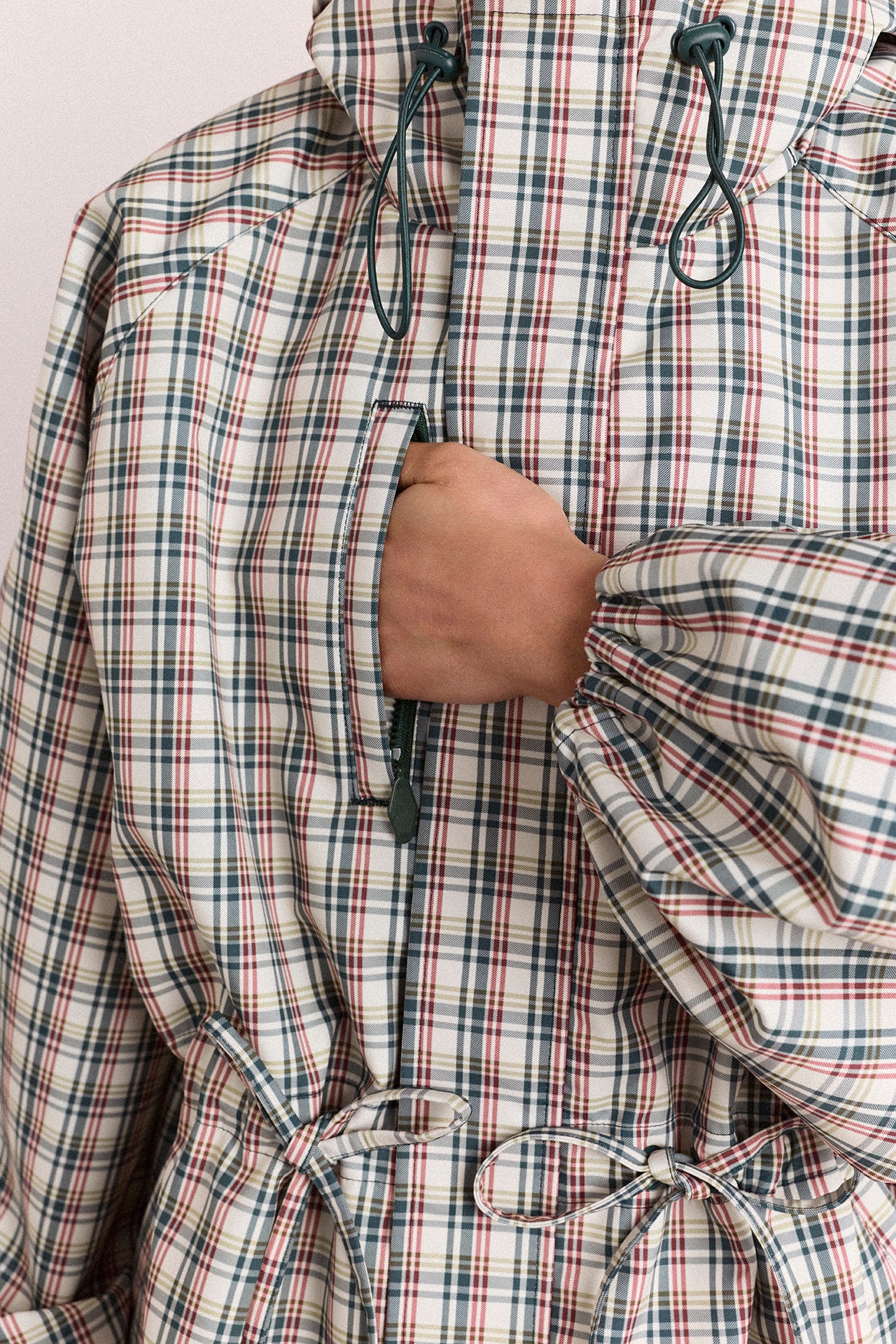 Damson Madder Liu Raincoat // Elderberry Check