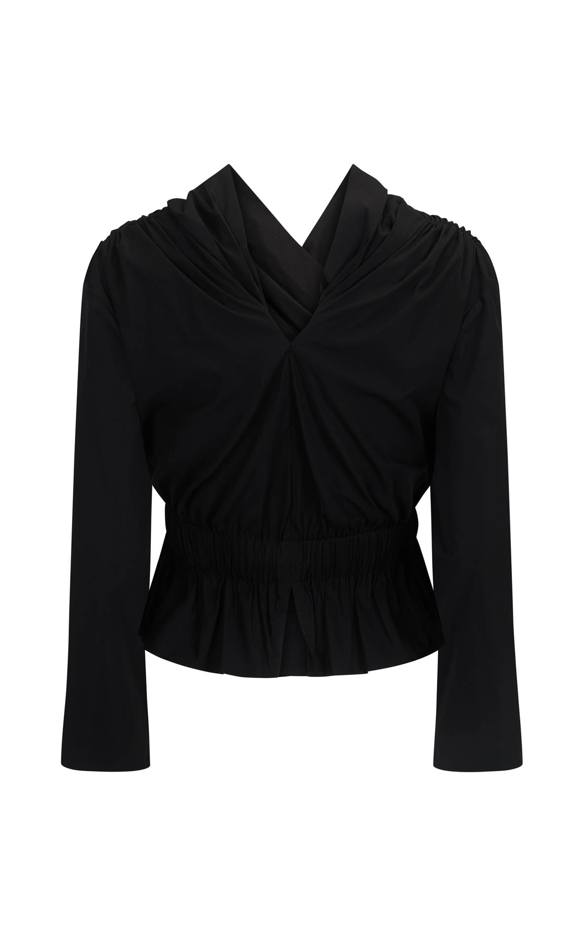 Harris Tapper Long Sleeve Chaimberlain Top // Black
