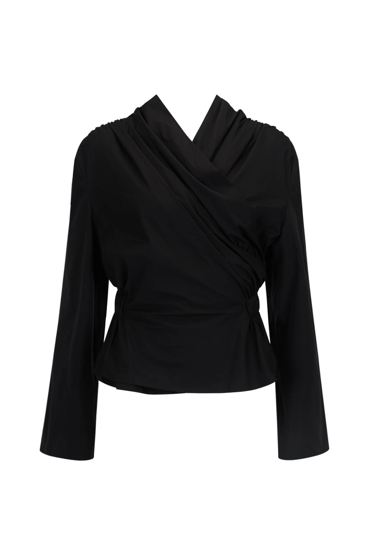 Harris Tapper Long Sleeve Chaimberlain Top // Black