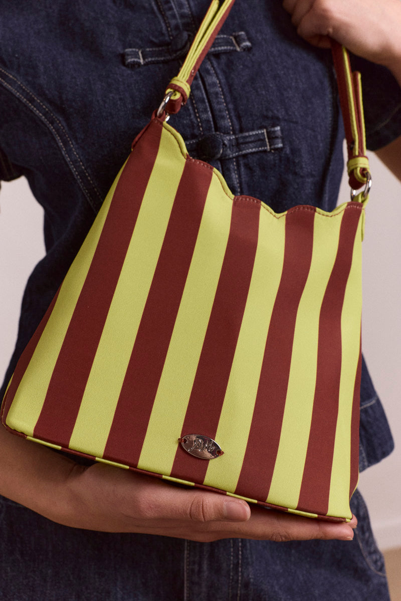 Damson Madder Lorelai Bag // Avo, Choc Stripe