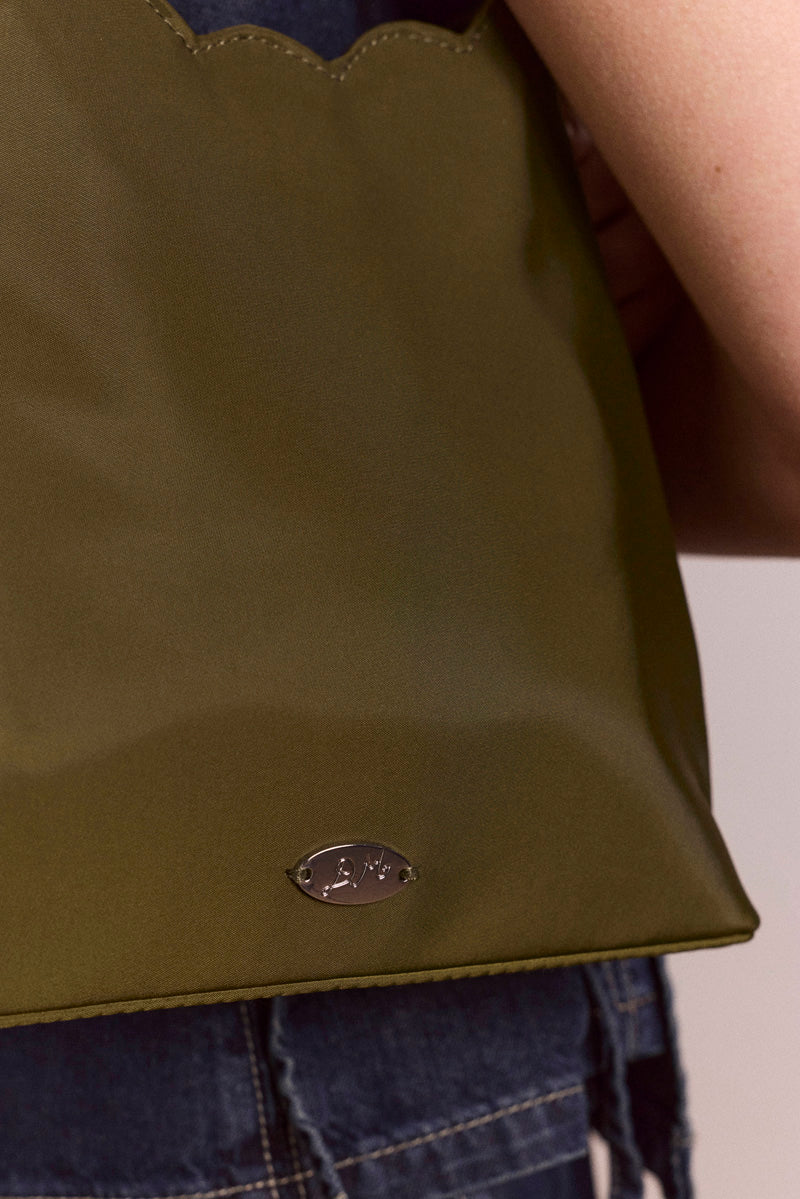 Damson Madder Lorelai Bag // Olive Satin