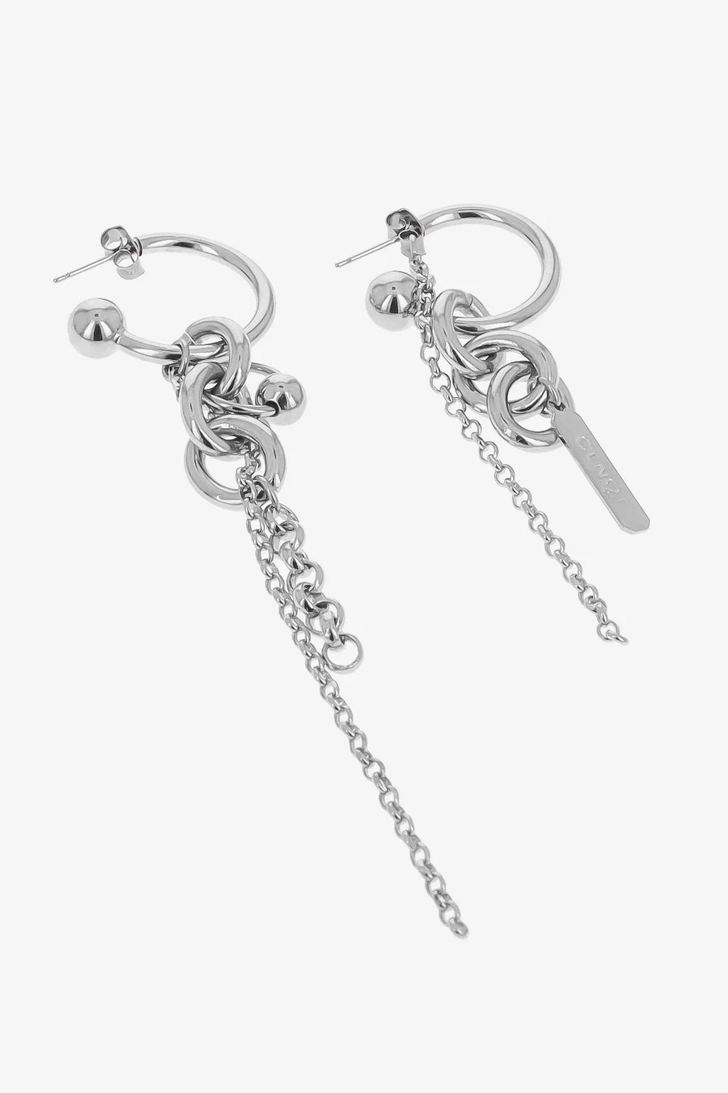 Justine Clenquet Lewis Earrings // Silver