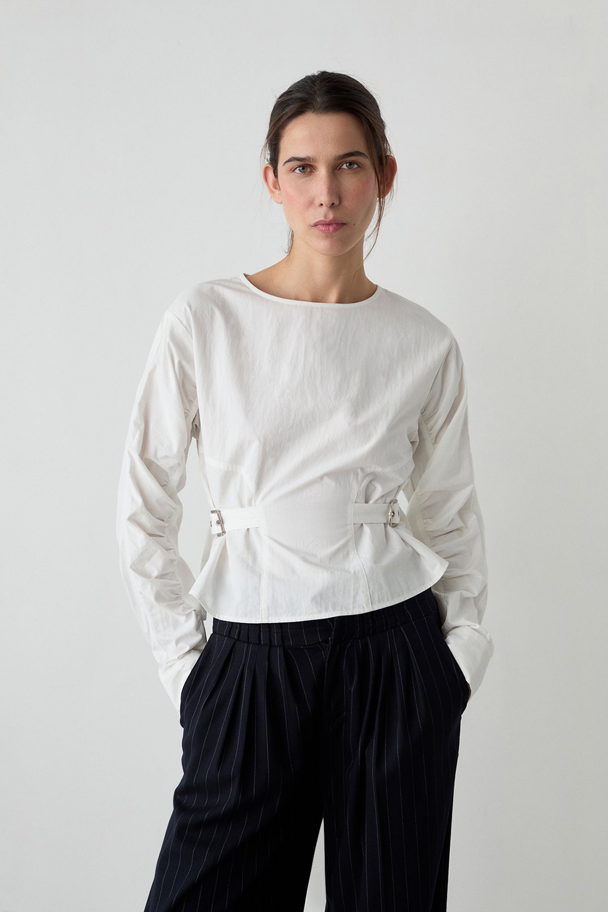 Laagam Jaxe L/S Blouse // Ecru