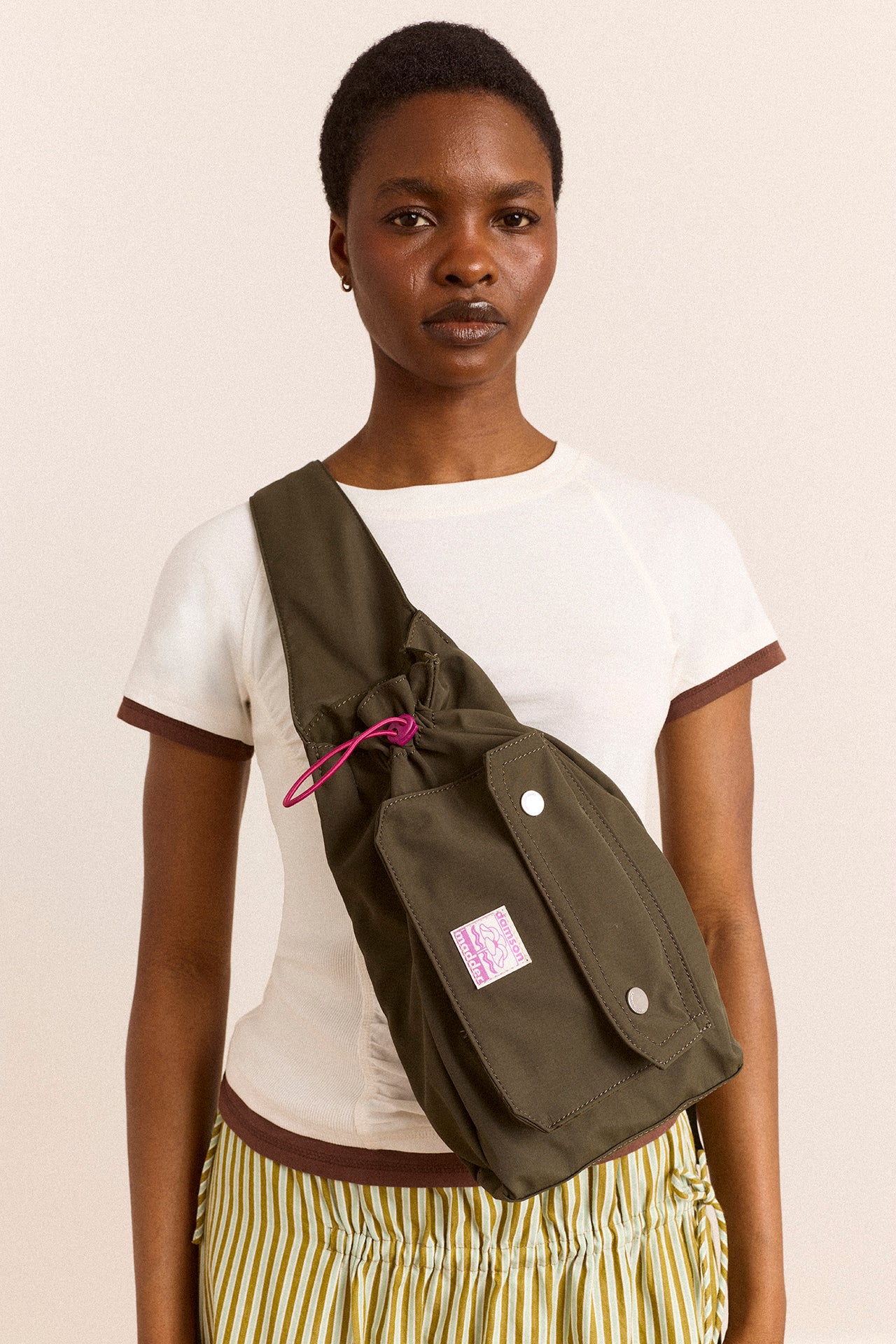 Damson Madder Matilda Cross Body Bag // Dark Green