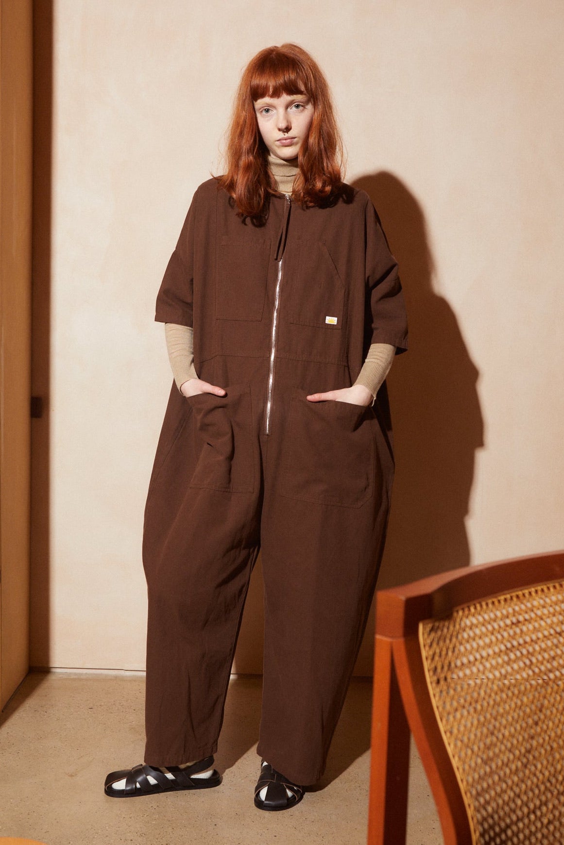 L.F. Markey Mega Boilersuit // Chocolate