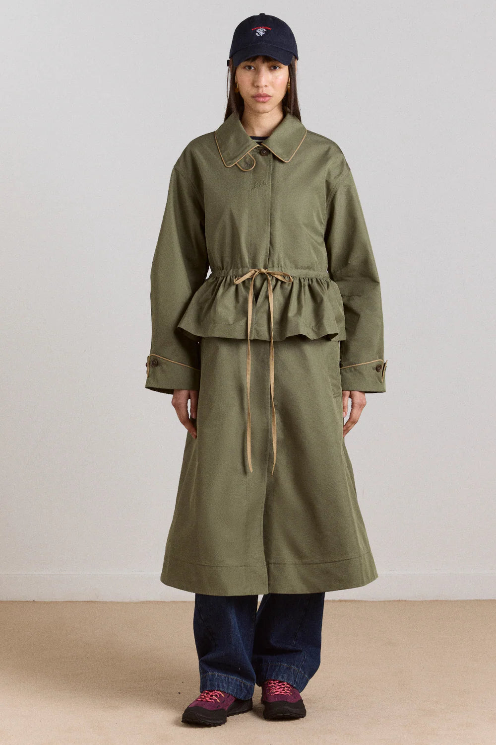 Damson Madder Myrtle Trench // Sage