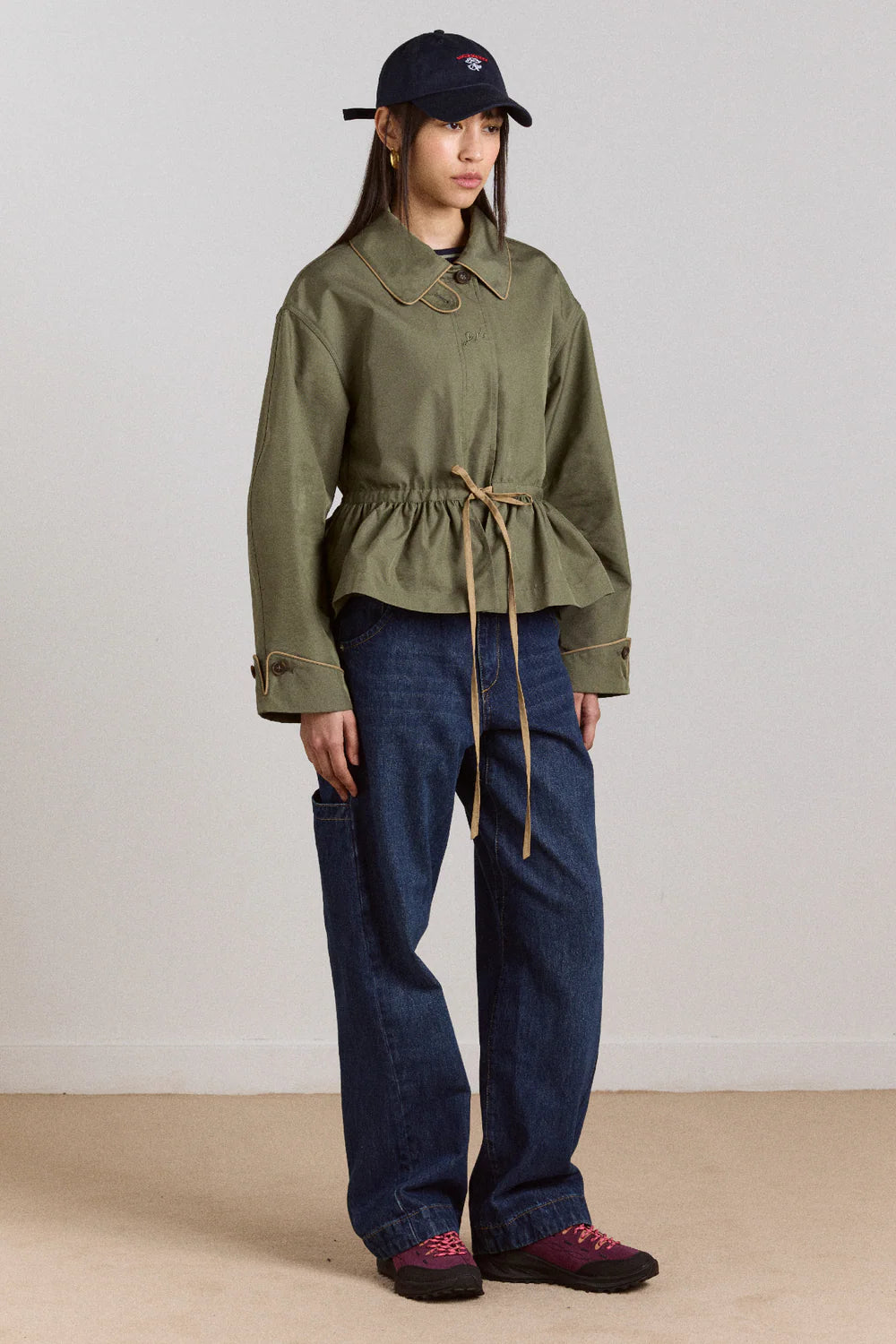 Damson Madder Myrtle Trench // Sage