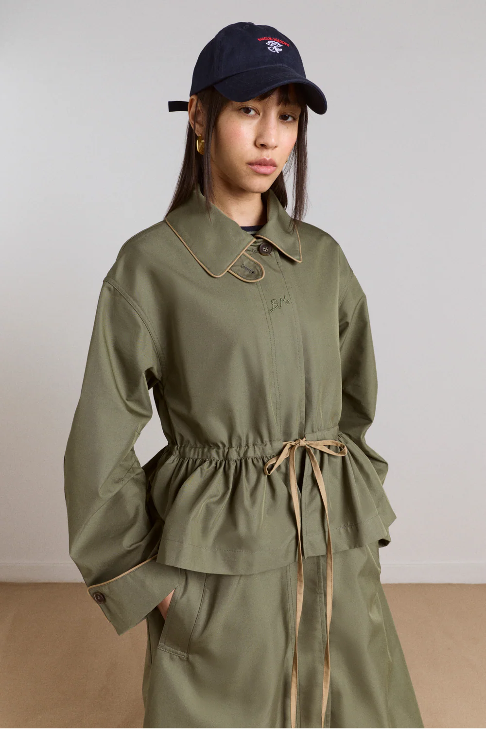 Damson Madder Myrtle Trench // Sage