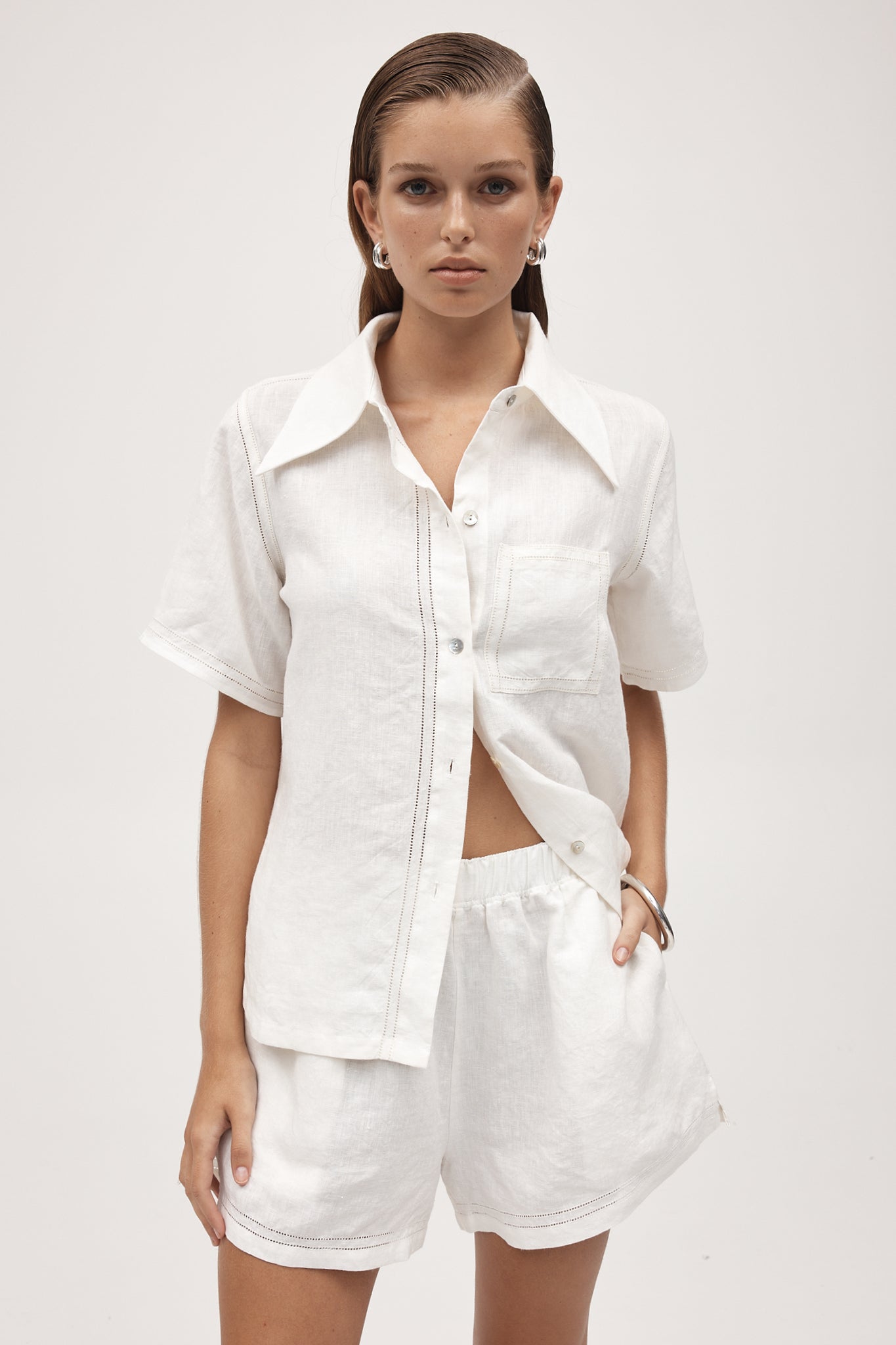 Marle Esme Short // Ivory