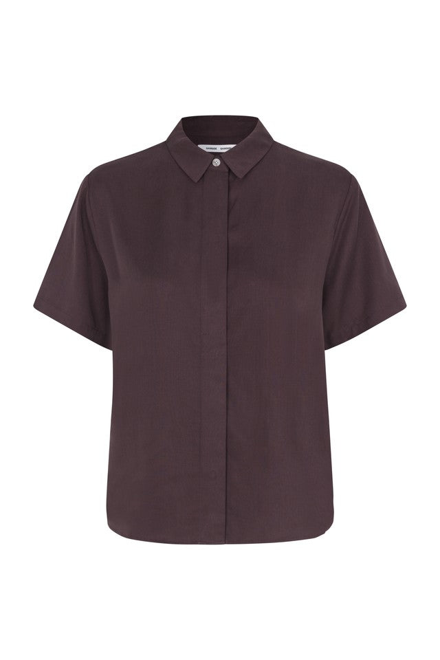 Samsøe Samsøe Mina S/S Shirt // Fudge