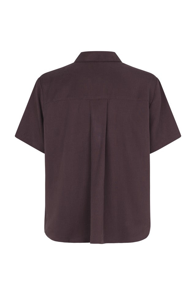 Samsøe Samsøe Mina S/S Shirt // Fudge