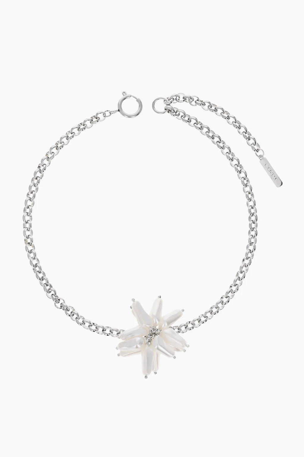 Justine Clenquet Moon Choker // Silver