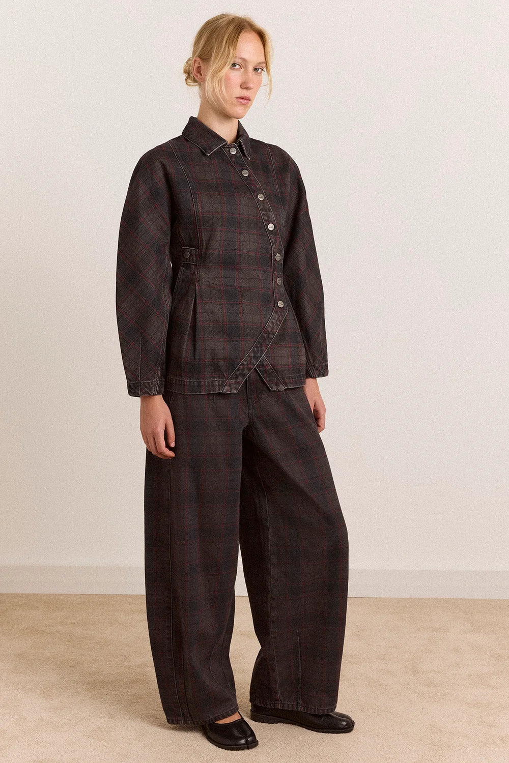 Damson Madder Nora Jacket // Sirius Check