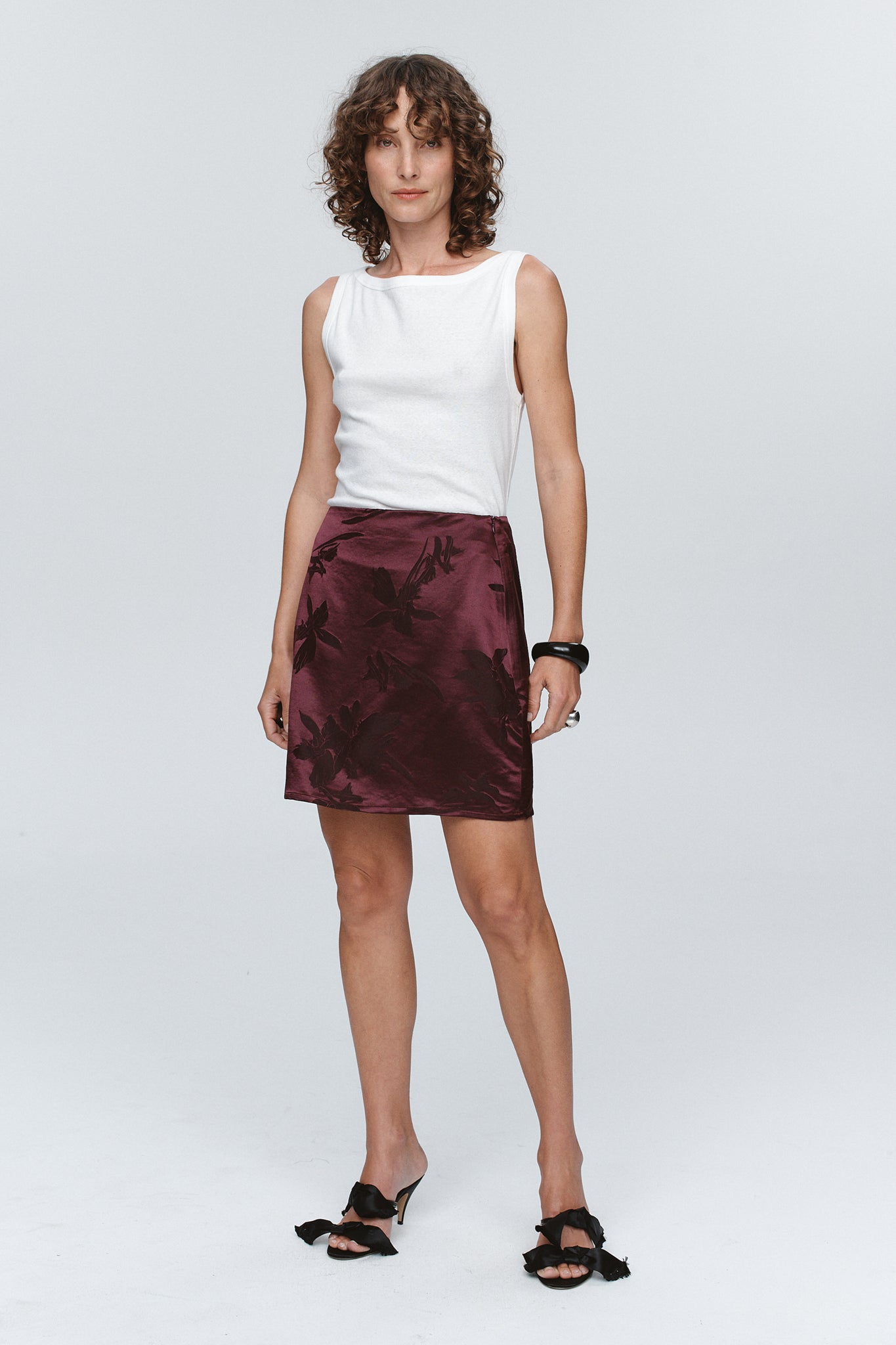 Marle Palmer Skirt // Pomegranate
