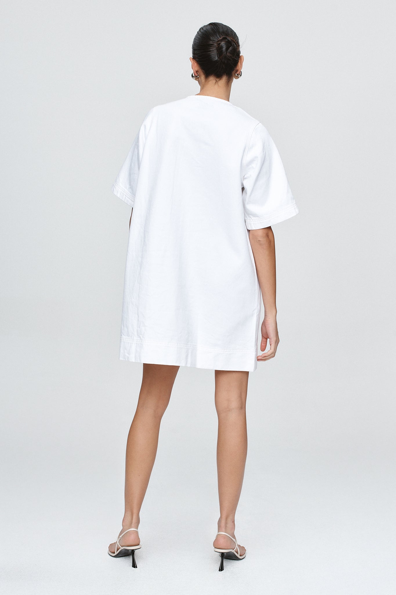 Marle Patch Pocket Dress // Blanc
