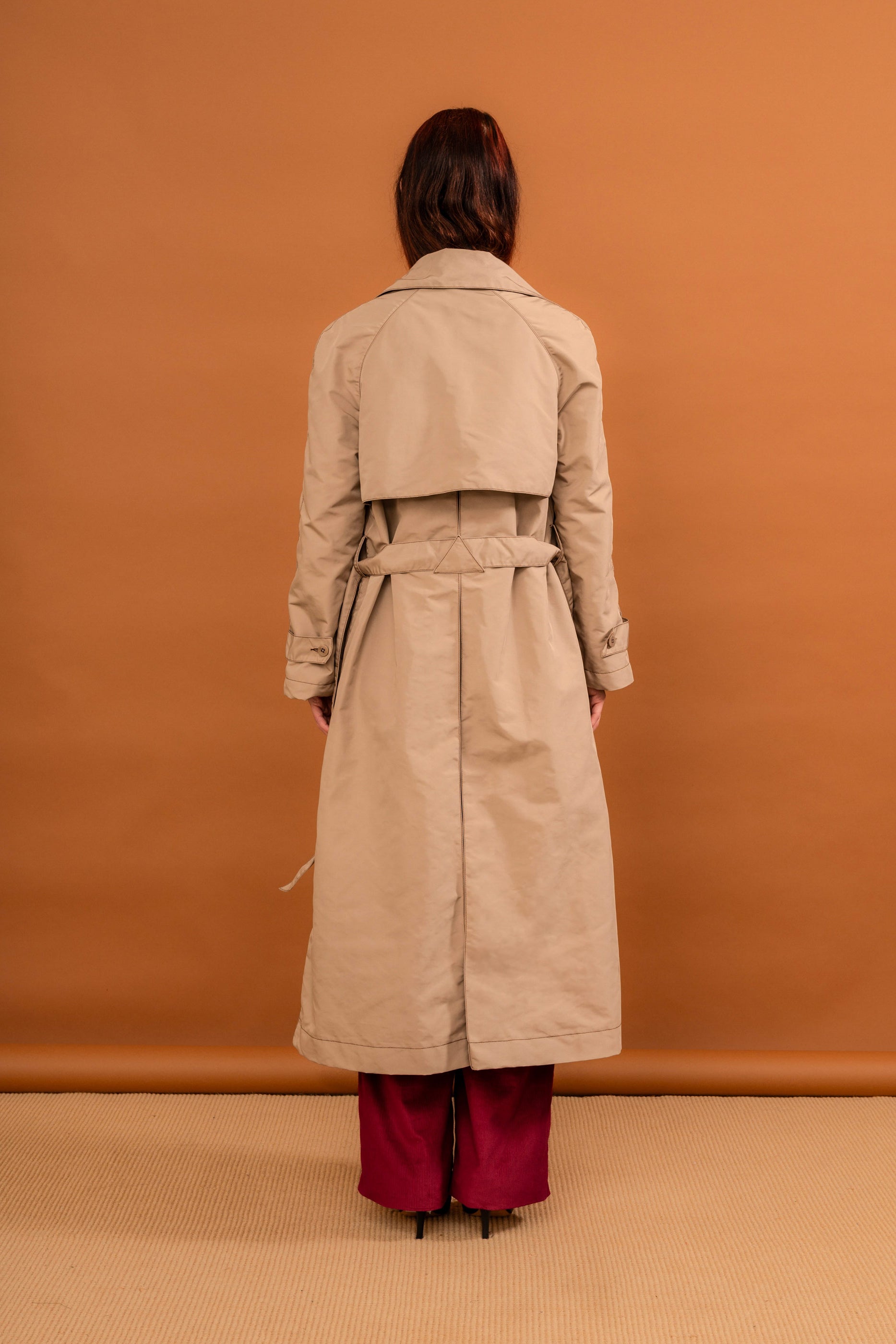 Penny Sage Sunshower Trench // Cappuccino