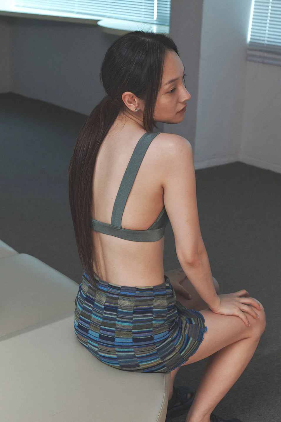 PV Immerse Crop Top // Mystic Green