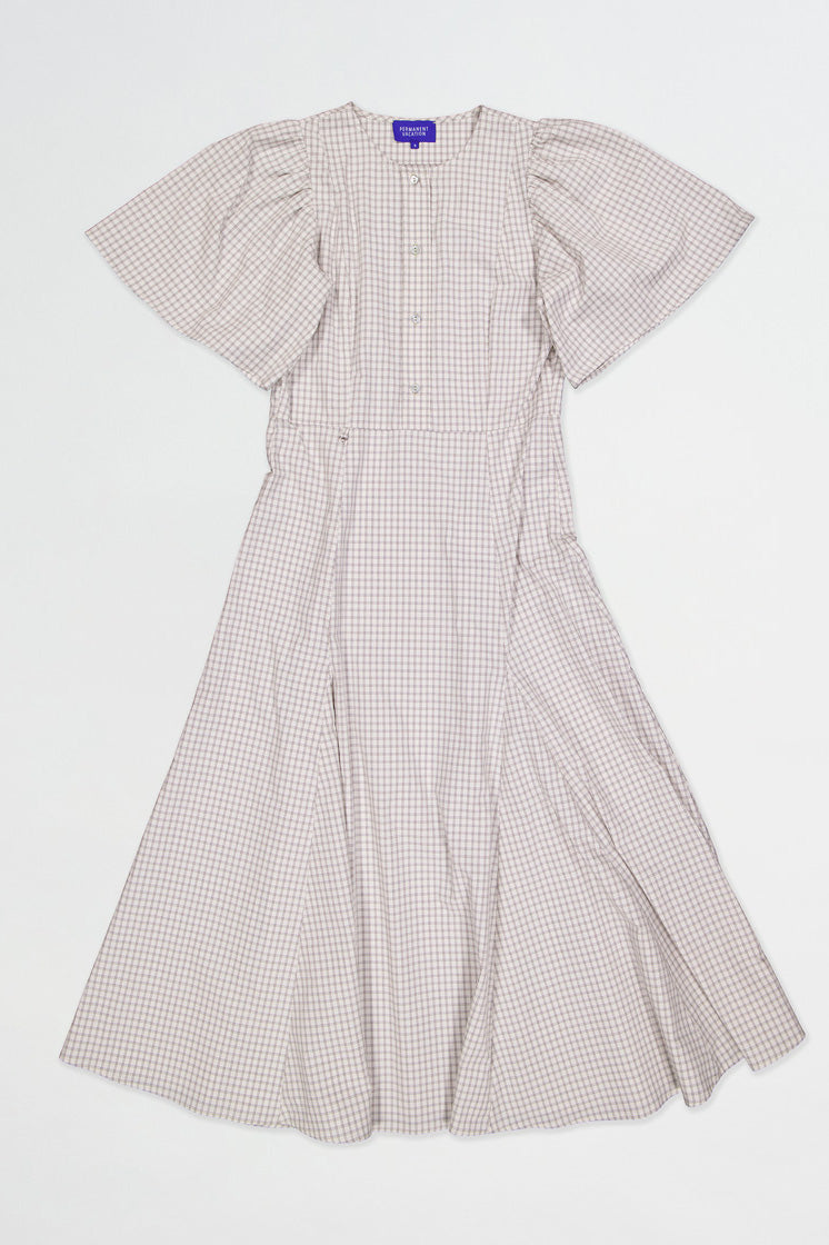 PV Lykke Dress // Greige Check