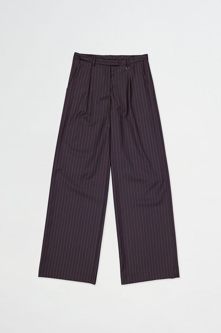 PV Spatial Trouser //Void Black Pinstripe