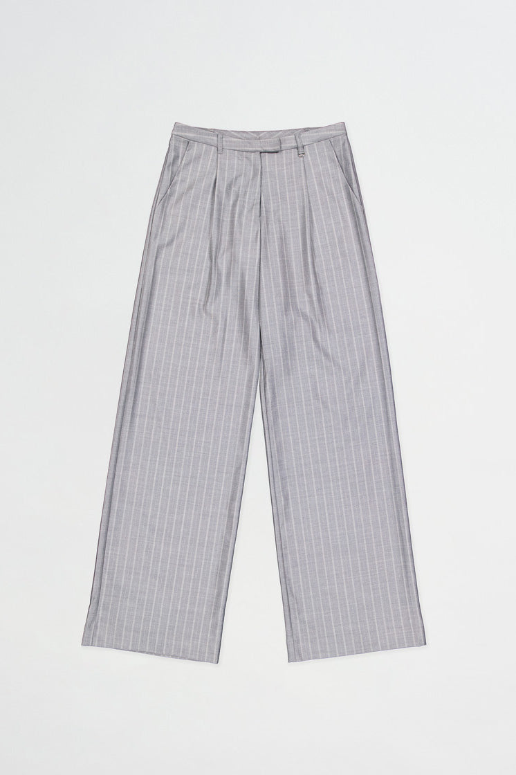 PV Spatial Trouser // Silver Stripe