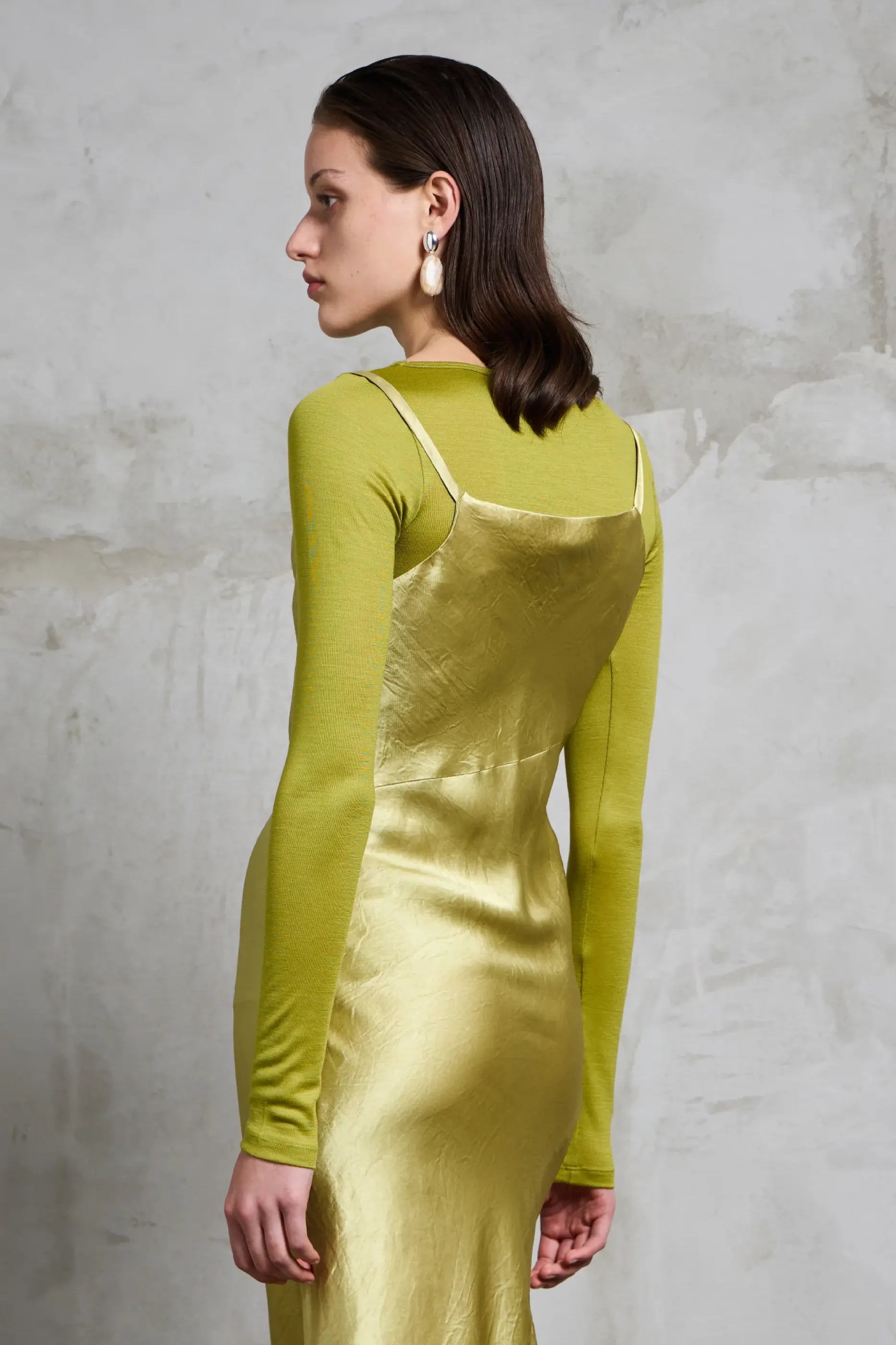 PV Connection Wool Top // Algae
