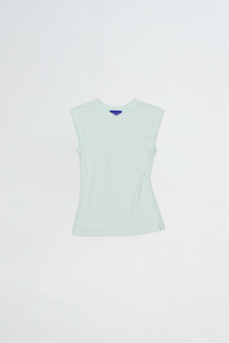 PV Beam V-Neck Tee // Ice