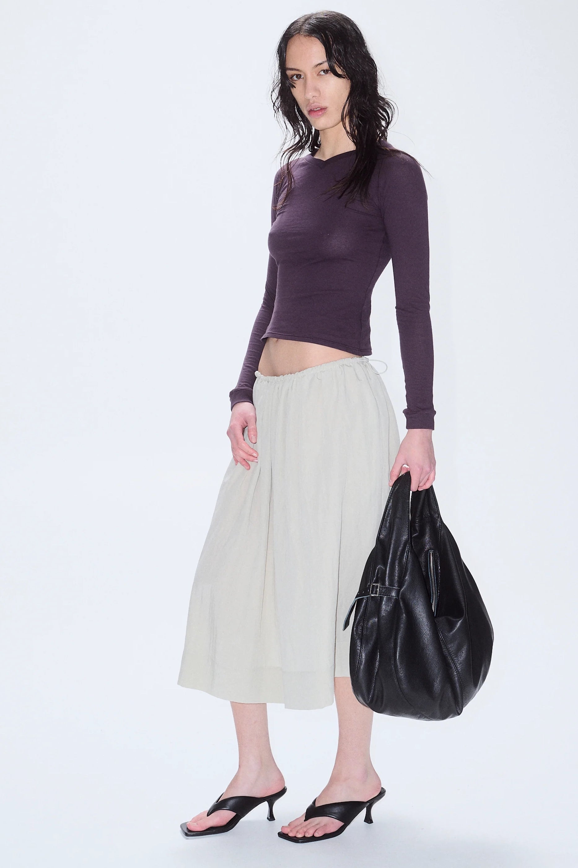 PV Beam V-Neck Top // Purple