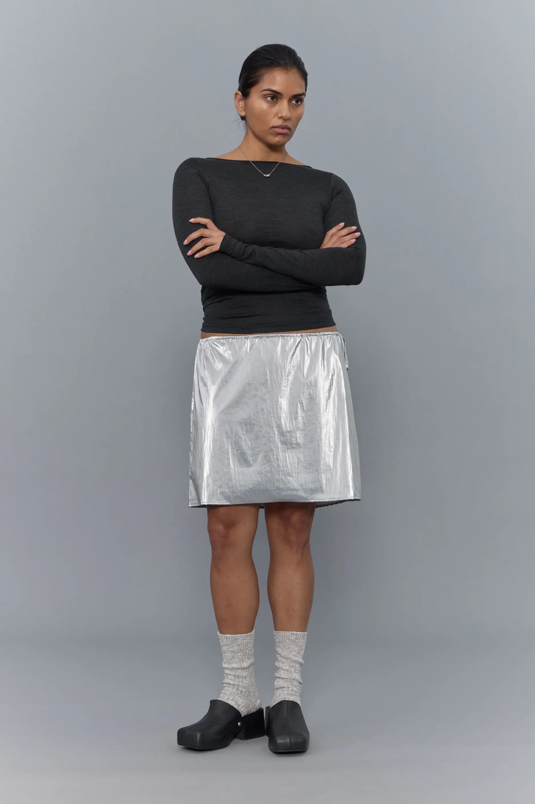 PV Orbit Skirt // Silver