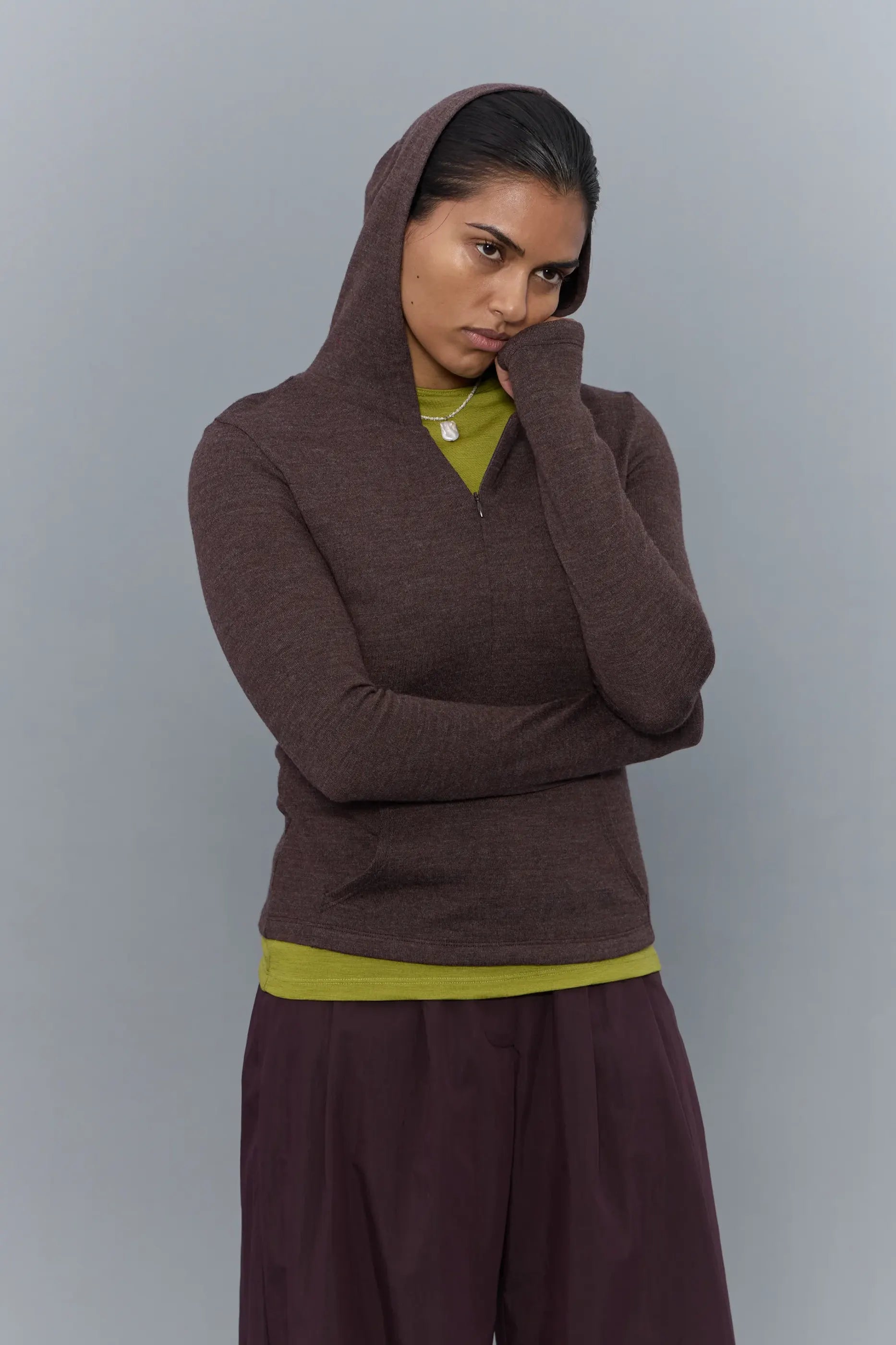 PV Habitat Wool Hoodie // Earth