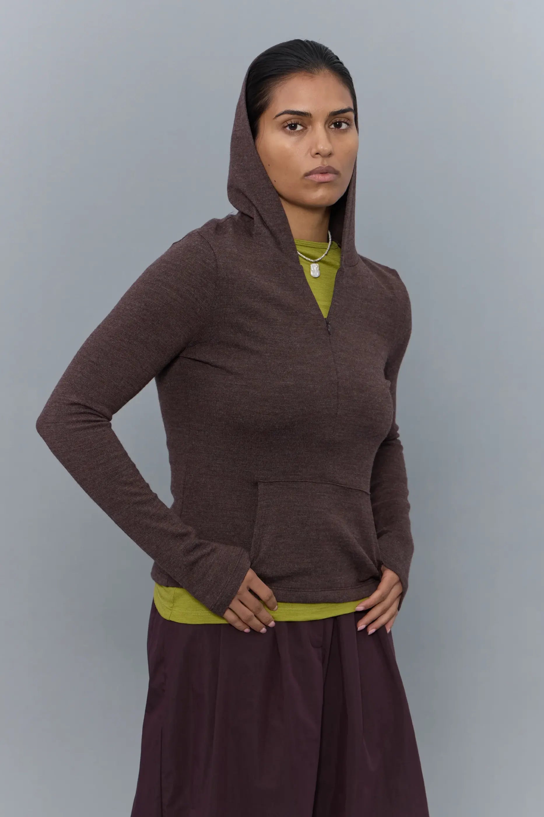 PV Habitat Wool Hoodie // Earth