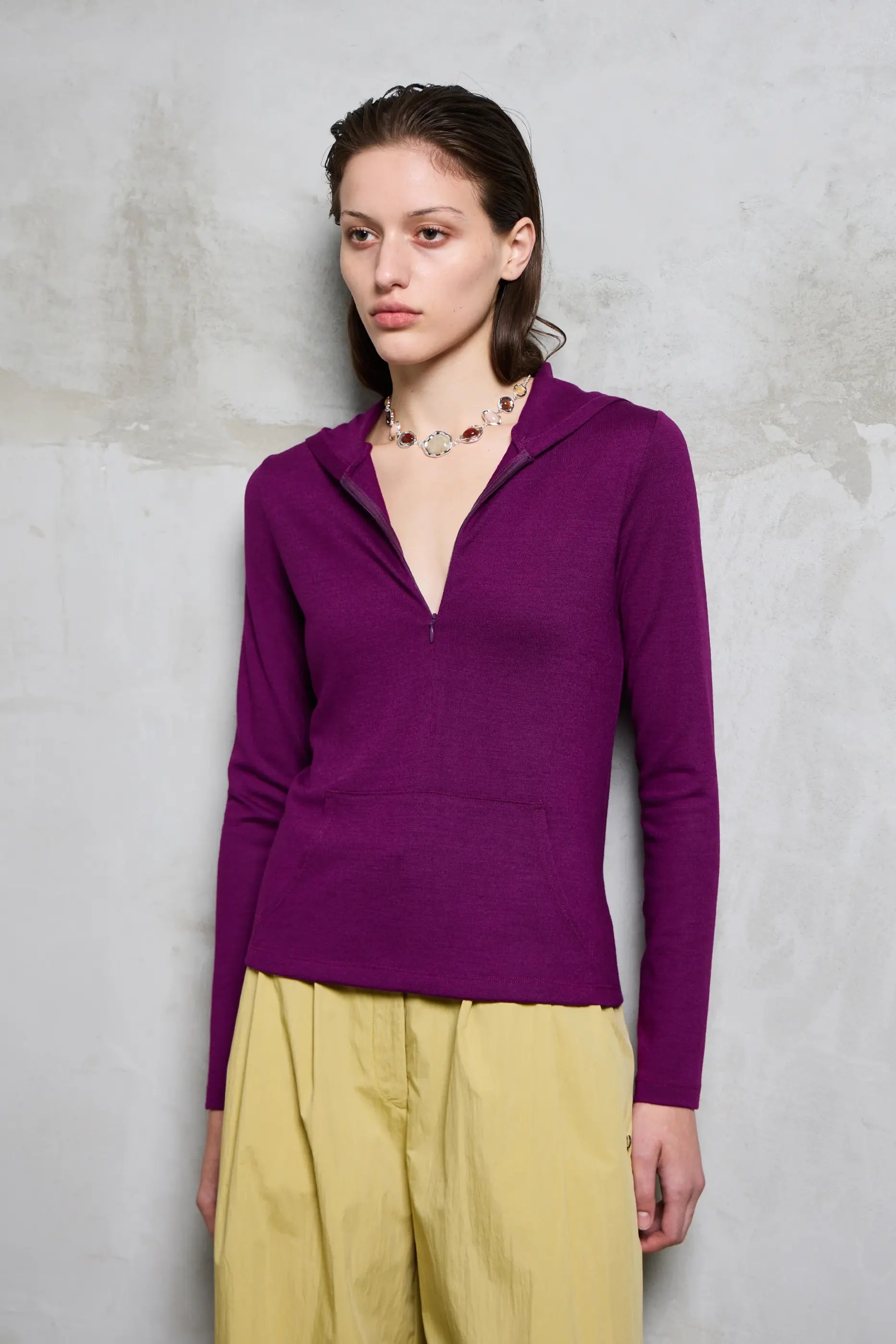 PV Habitat Wool Hoodie // Orchid