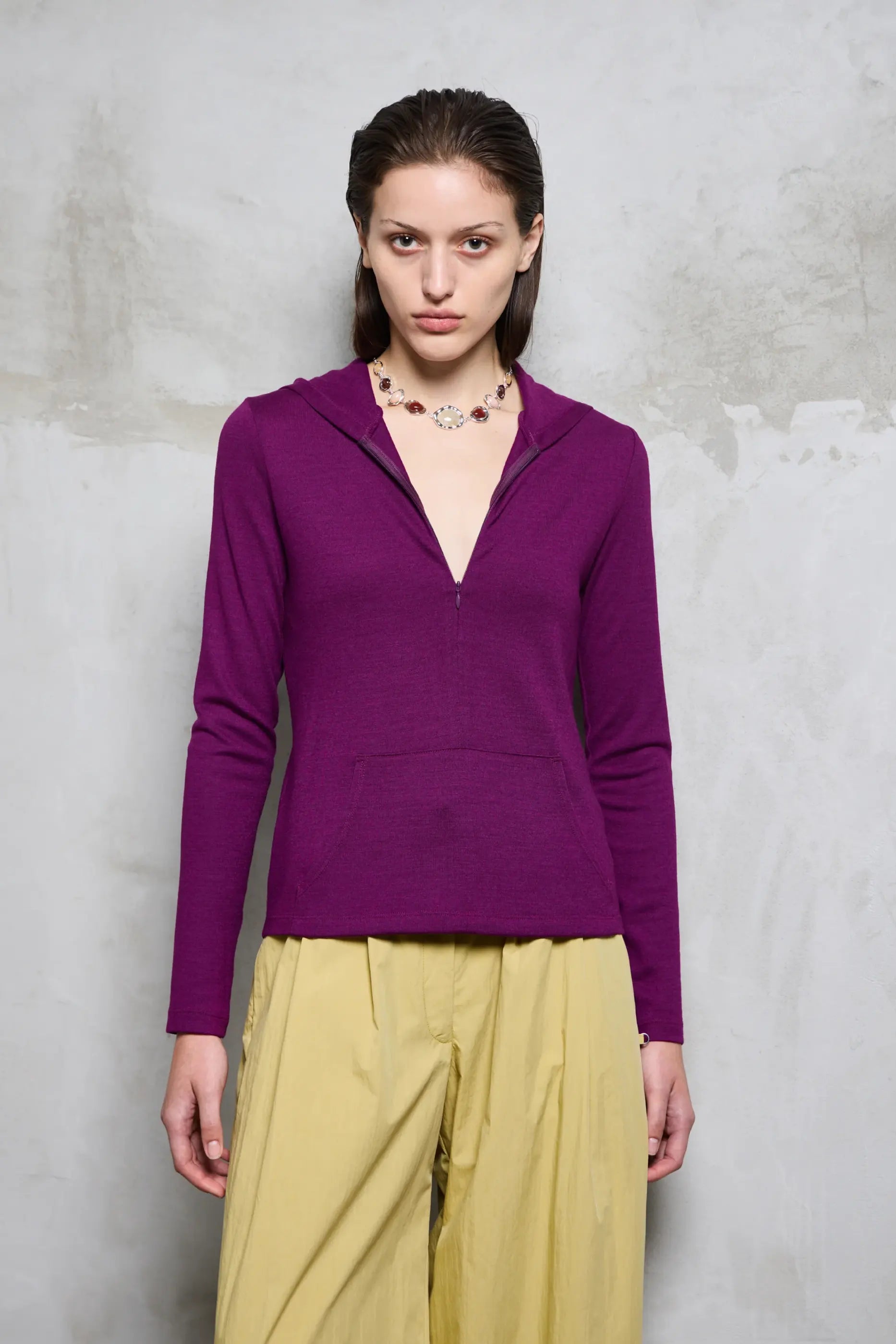 PV Habitat Wool Hoodie // Orchid
