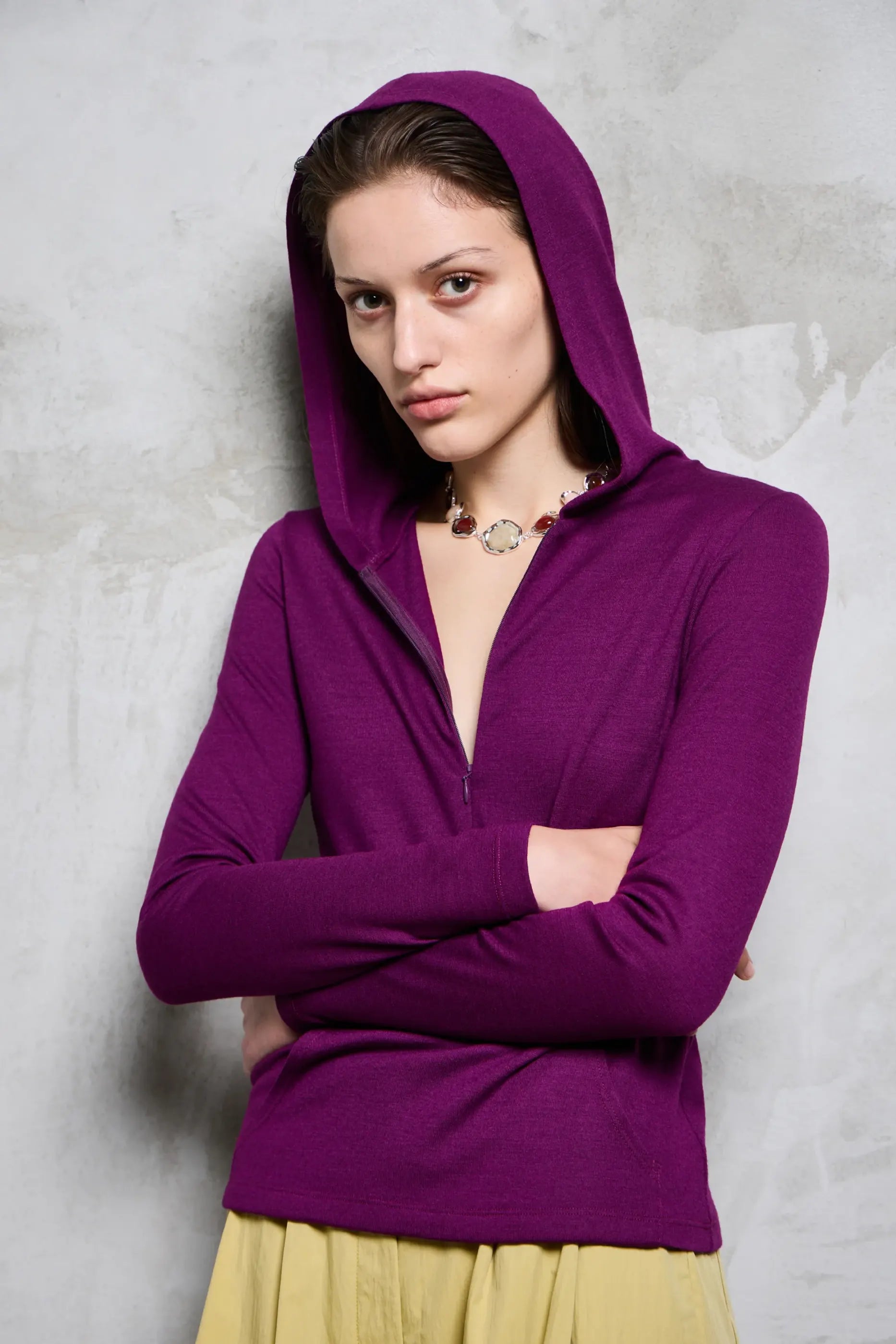 PV Habitat Wool Hoodie // Orchid