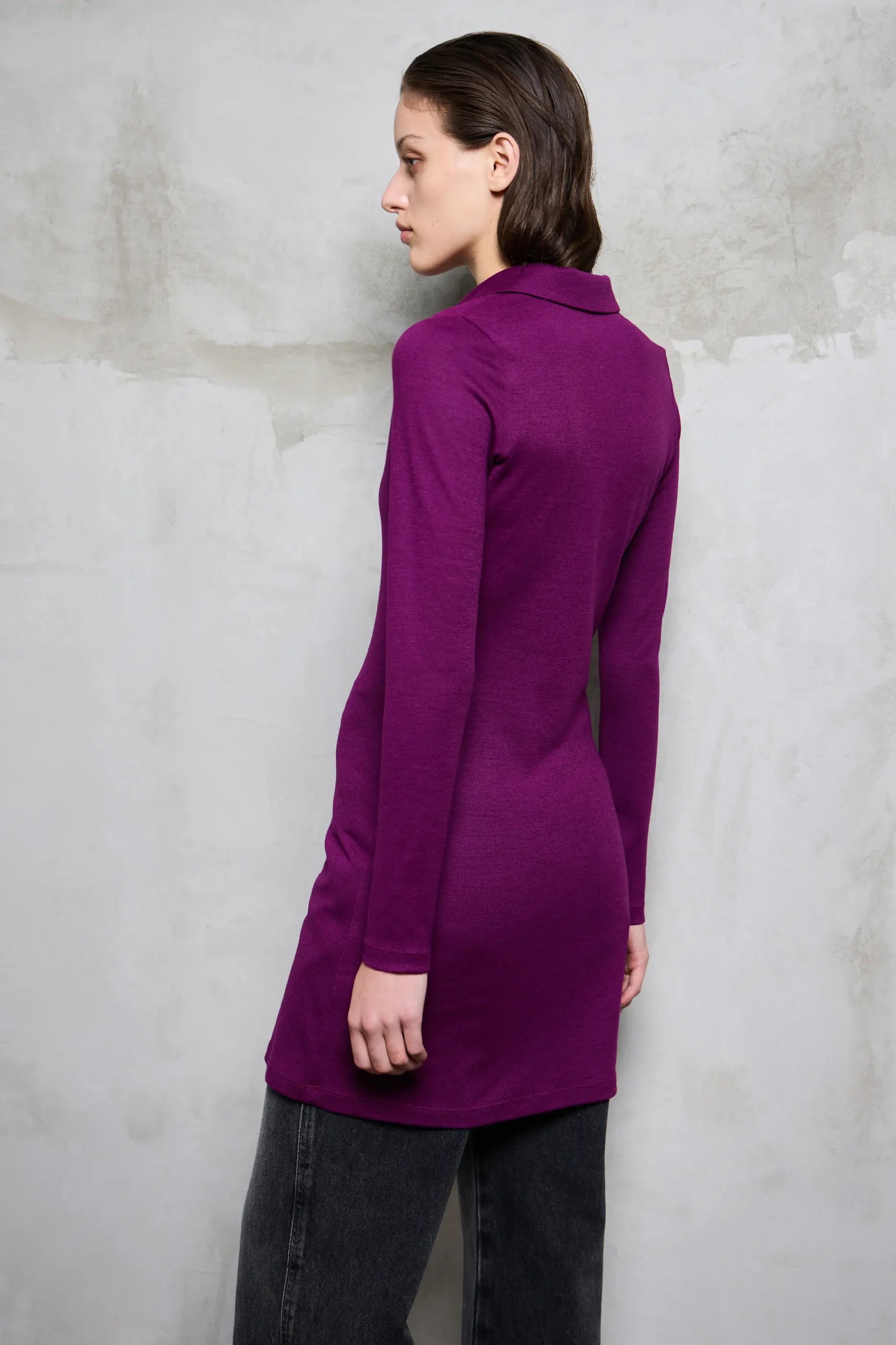PV Habitat Wool Dress // Orchid