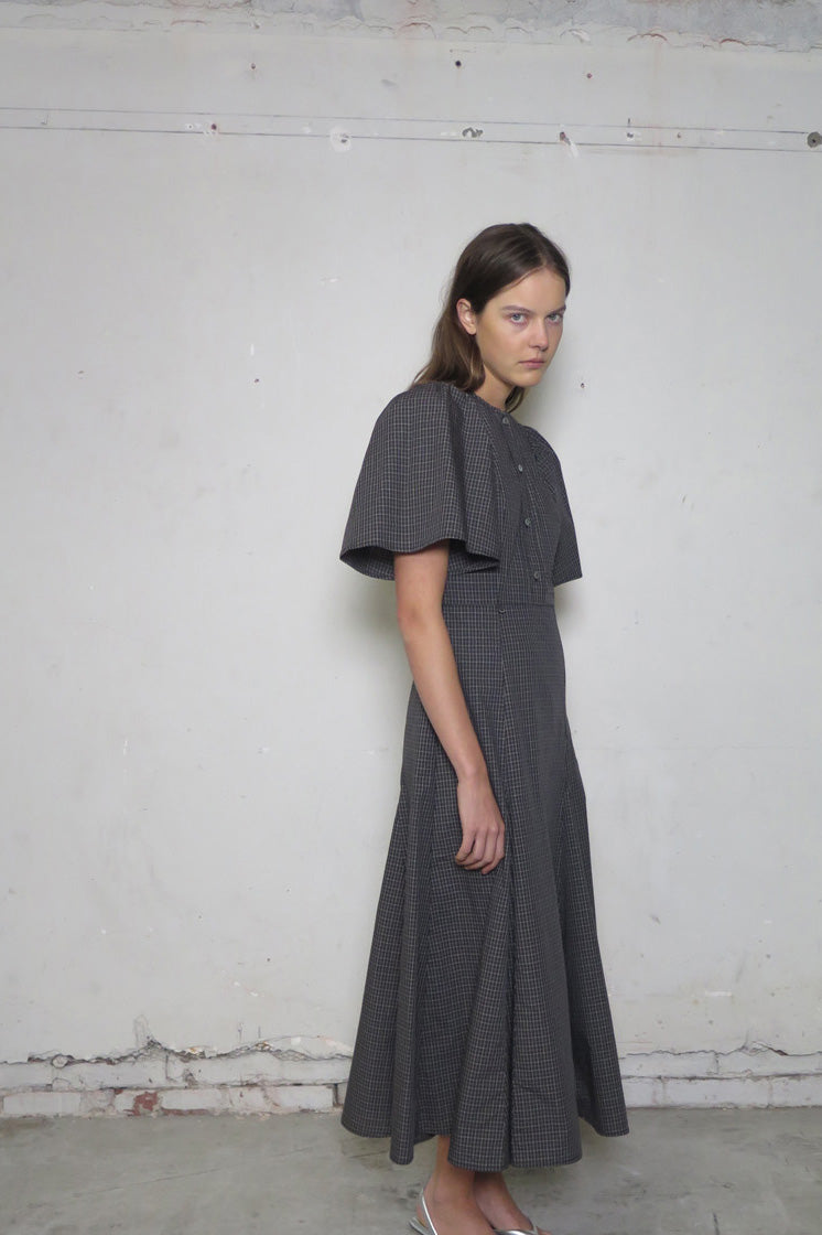 PV Lykke Dress // Charcoal Check