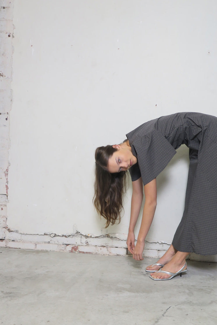 PV Lykke Dress // Charcoal Check