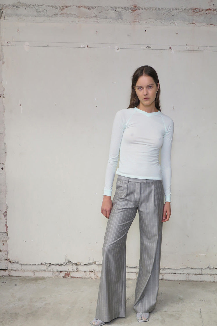 PV Beam V-Neck Top // Ice