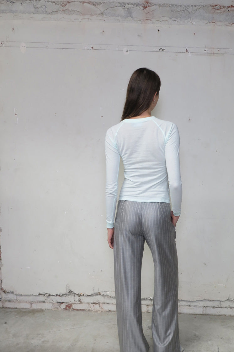 PV Spatial Trouser // Silver Stripe