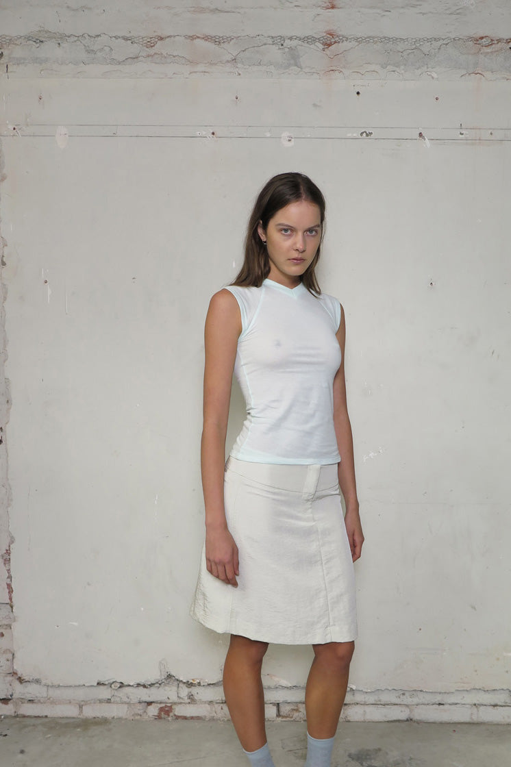 PV Refract Skirt // Pearl