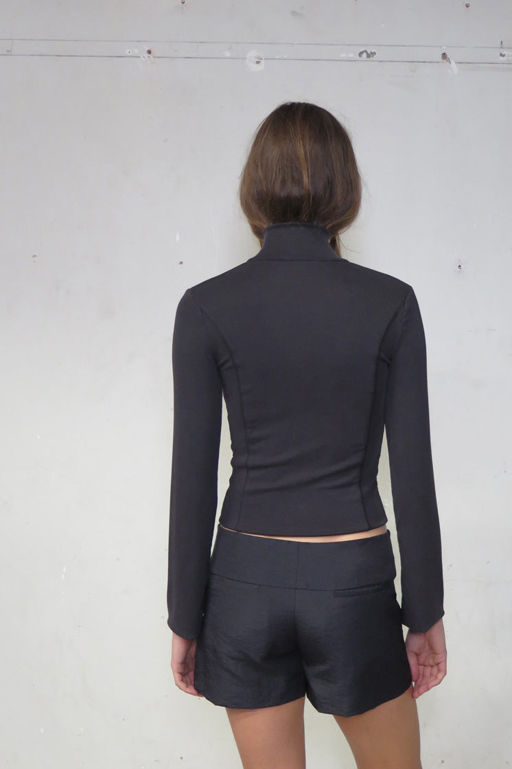 PV Resonance Zip Cardigan // Black