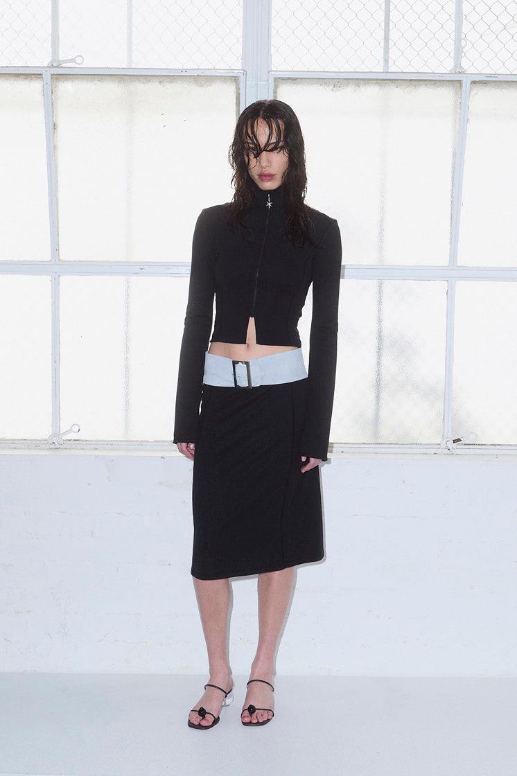 PV Resonance Zip Cardigan // Black